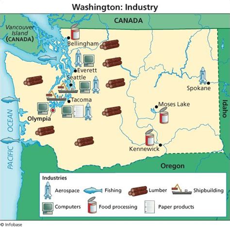 Map Of Washington State Cities